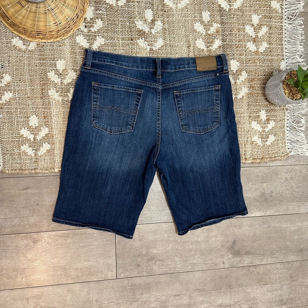 Lucky Brand Dark Blue Denim Bermuda Shorts